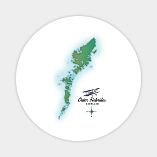 Outer Hebrides Scotland map Magnet